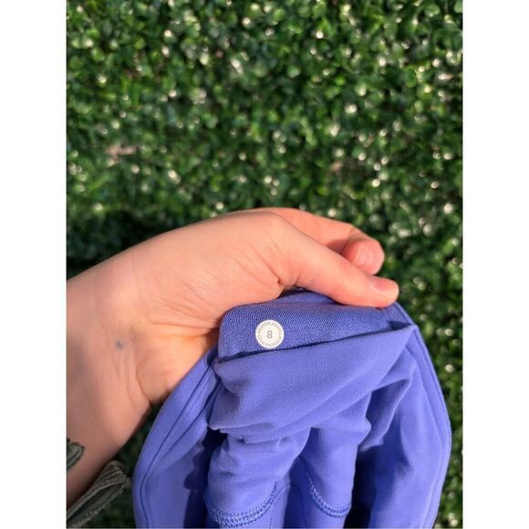 Lululemon Groove Super-High-Rise Flared Pant Nulu Wild Indigo Sz 8 - Picture 3 of 3